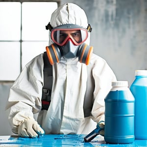 Most paints contain chemicals that can be harmful when exposed directly to your skin eyes or lungs so its important that workers wear proper protective gear Personal protection equipment PPE needs to include respiratory skin and eye protection Proced-2